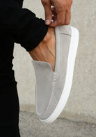 Cotton District LOAFERS SUEDE MID  GREY