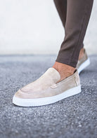 Cotton District LOAFERS SUEDE MID  SAND
