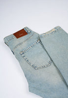 Cotton District LONG LOOSE FIT JEANS  FROST BLUE