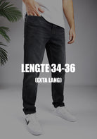 Cotton District LONG LOOSE FIT JEANS  WASHED BLACK