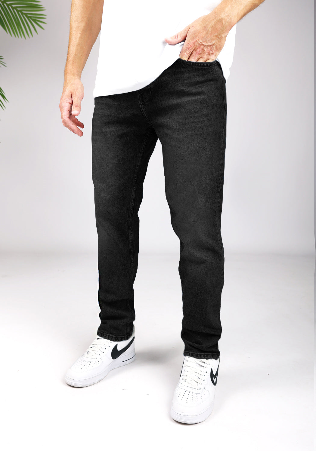 Cotton District LOOSE FIT JEANS  BLACK