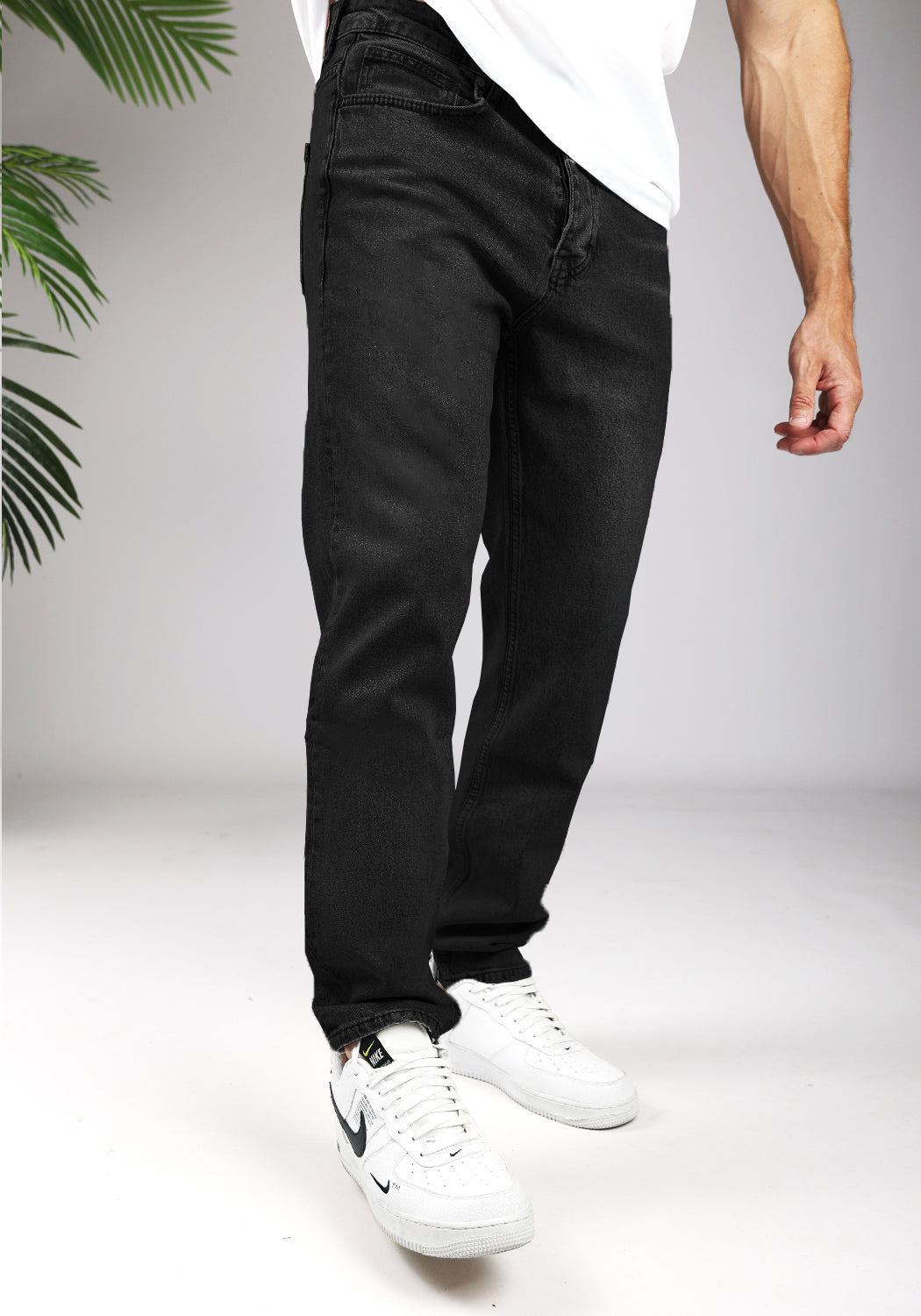 Cotton District LOOSE FIT JEANS  BLACK