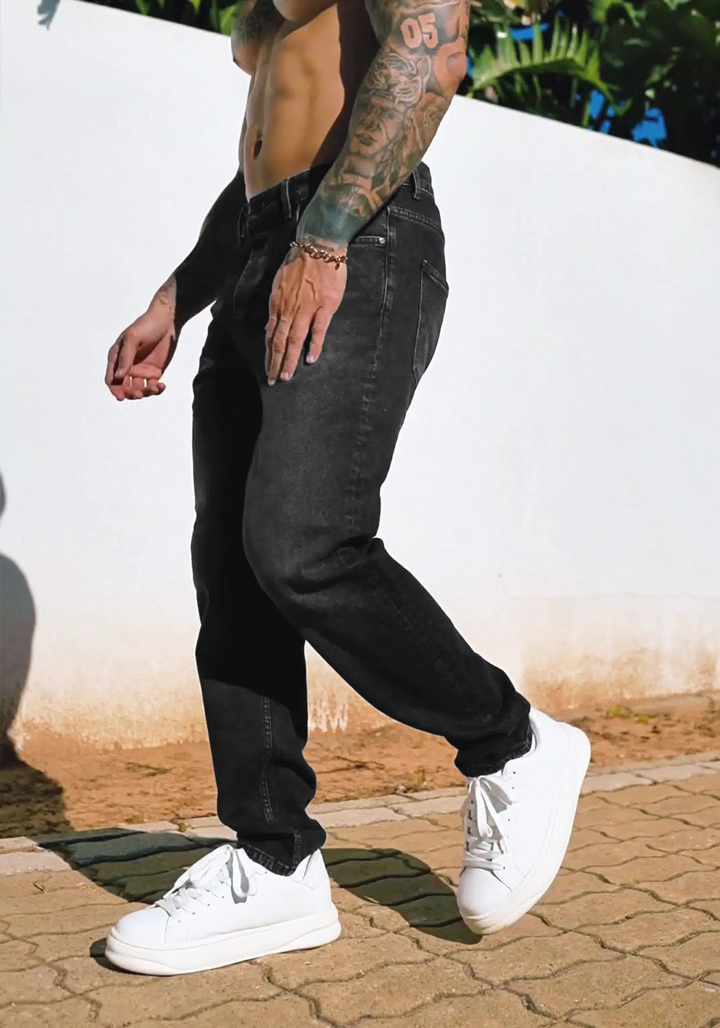 Cotton District LOOSE FIT JEANS  BLACK