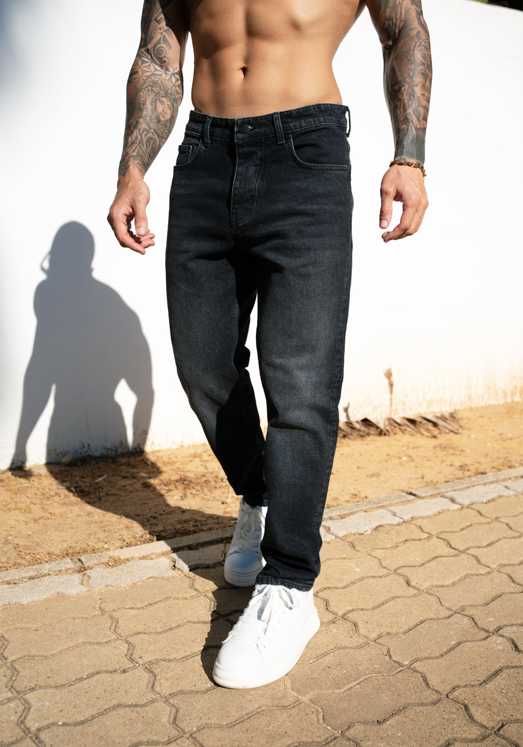 Cotton District LOOSE FIT JEANS  BLACK