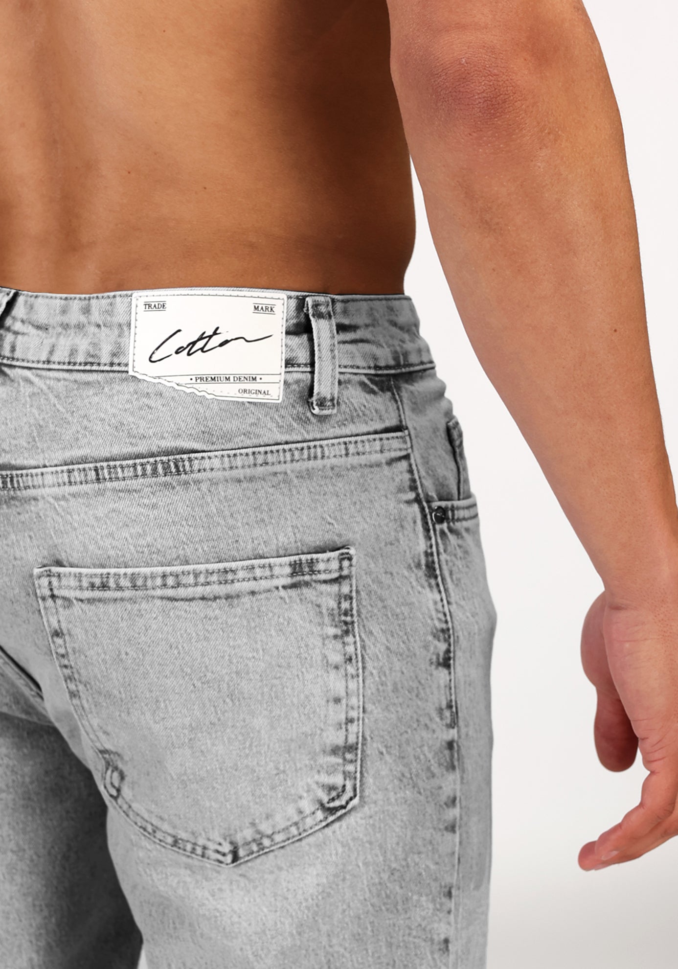 Cotton District LOOSE FIT JEANS  GREY