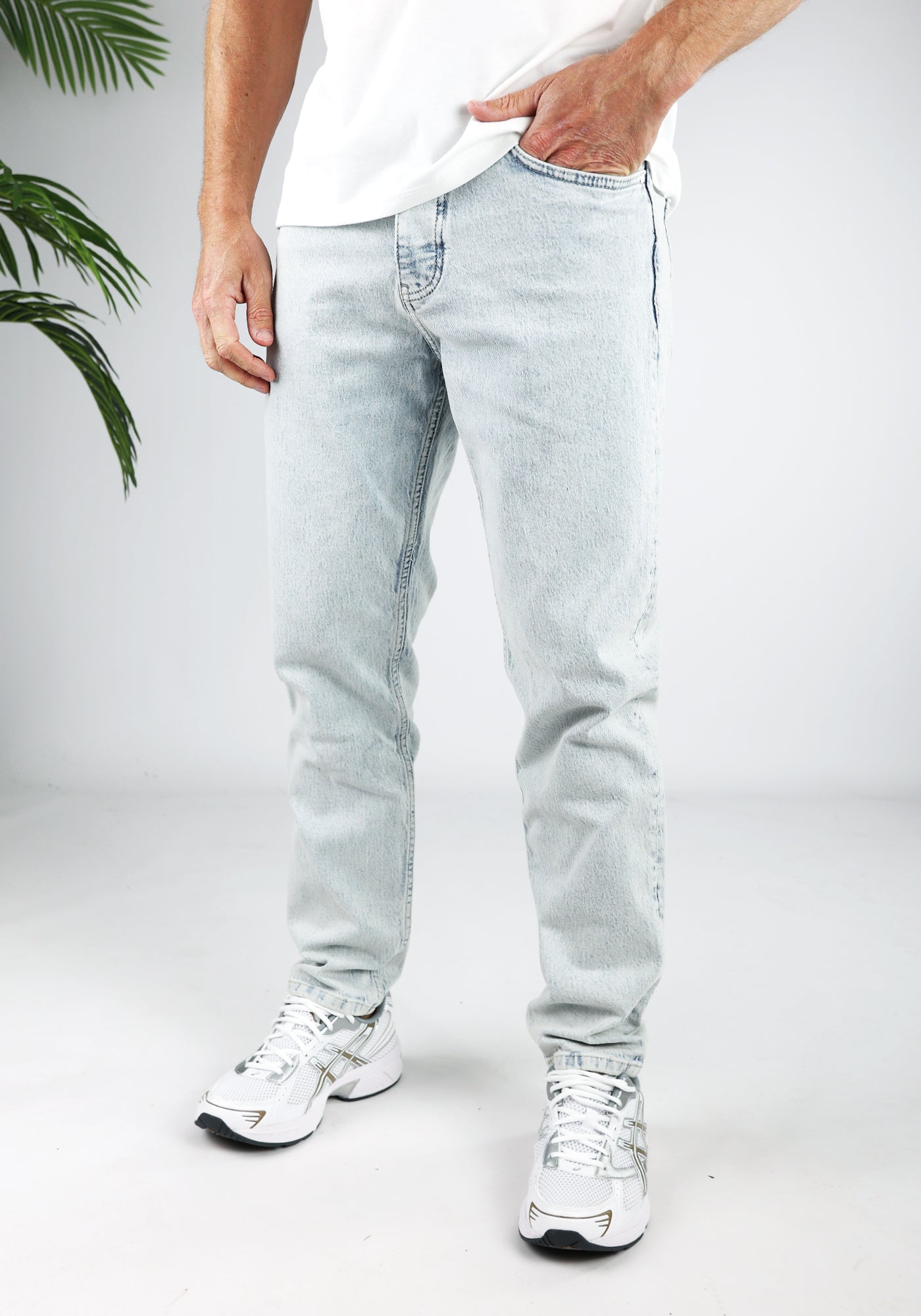 Cotton District LOOSE FIT JEANS  LIGHT BLUE