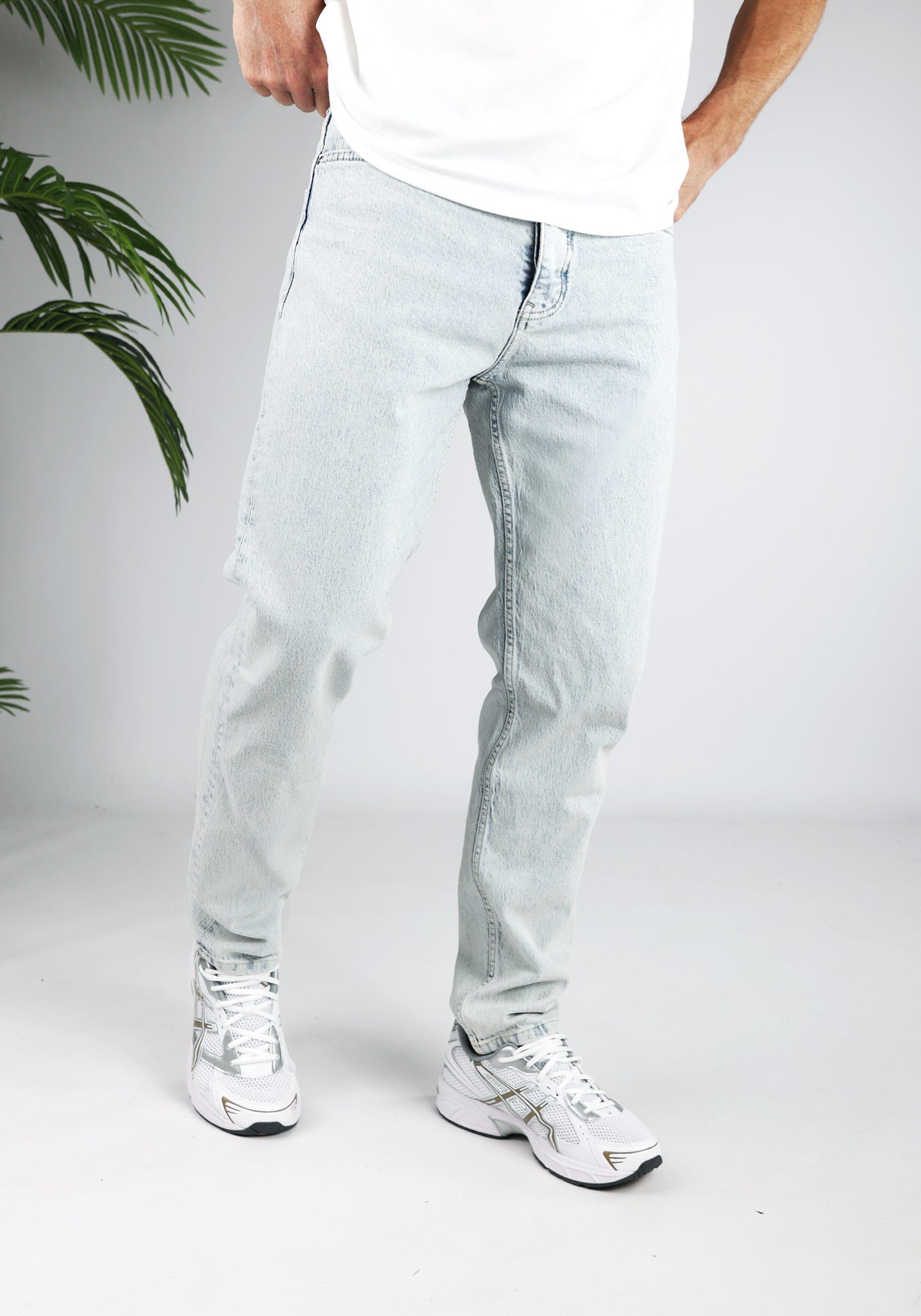 Cotton District LOOSE FIT JEANS  LIGHT BLUE