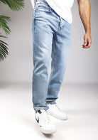 Cotton District LOOSE FIT JEANS  WASHED BLUE