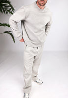 Cotton District LOOSE JOGGER SET  GREY