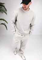Cotton District LOOSE JOGGER SET  GREY