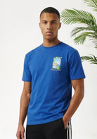 Cotton District MALELIONS AMALFI WINDOW T-SHIRT T-Shirts COBALT