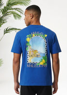 Cotton District MALELIONS AMALFI WINDOW T-SHIRT T-Shirts COBALT