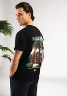 Cotton District MALELIONS AMAZON T-SHIRT  BLACK