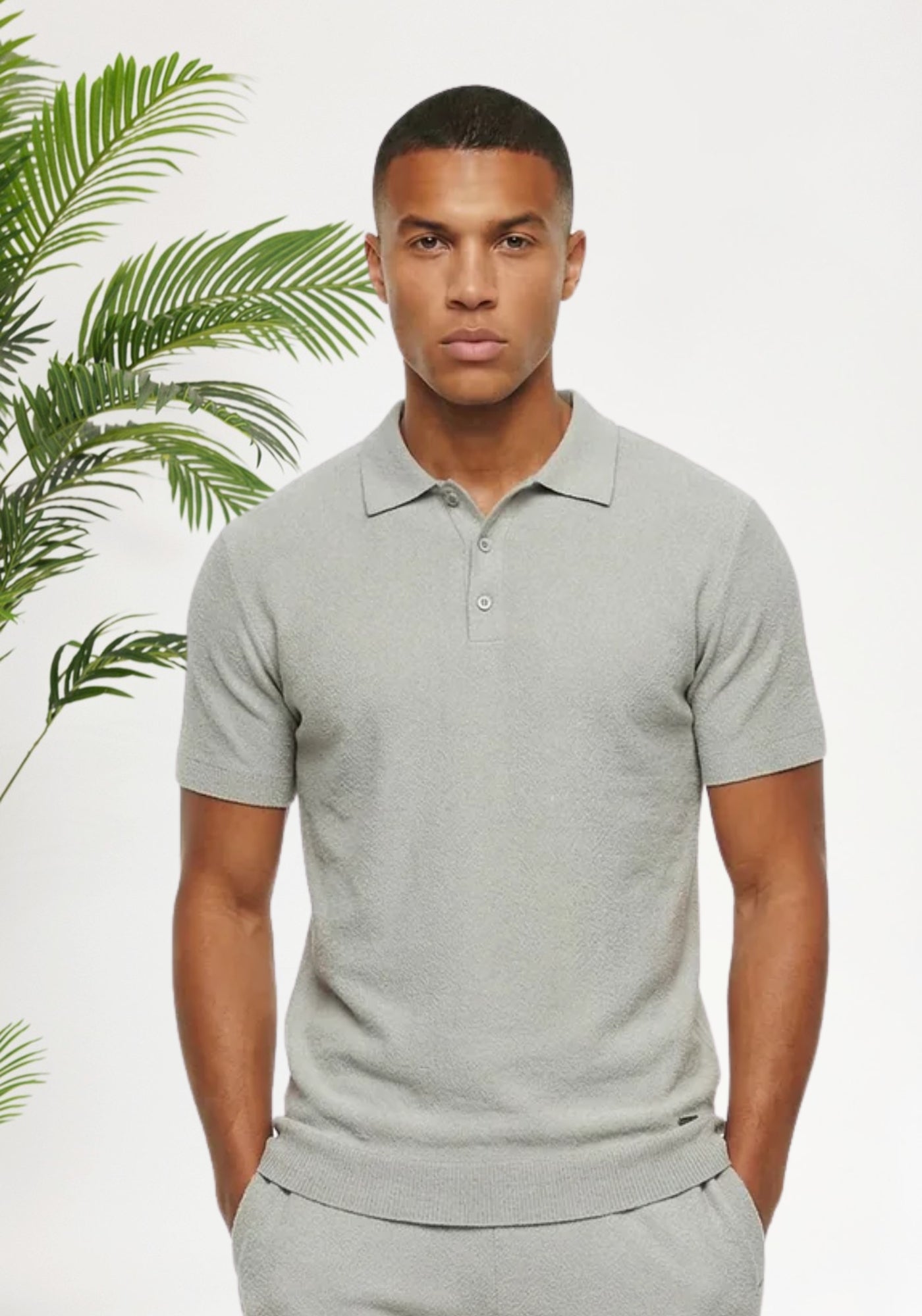 Cotton District MALELIONS BOUCLE SET Sets GREY