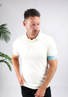 Cotton District MALELIONS CAPTAIN POLO  OFF WHITE