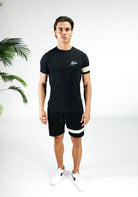 Cotton District MALELIONS CAPTAIN SET  BLACK/LIGHT GREEN