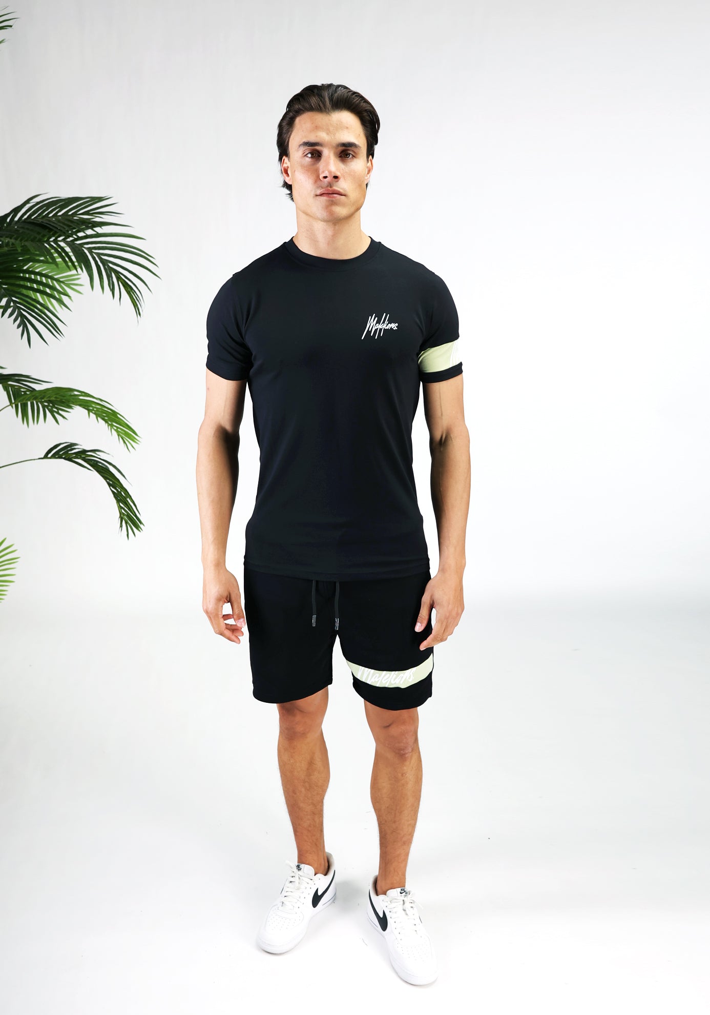 Cotton District MALELIONS CAPTAIN SET  BLACK/LIGHT GREEN