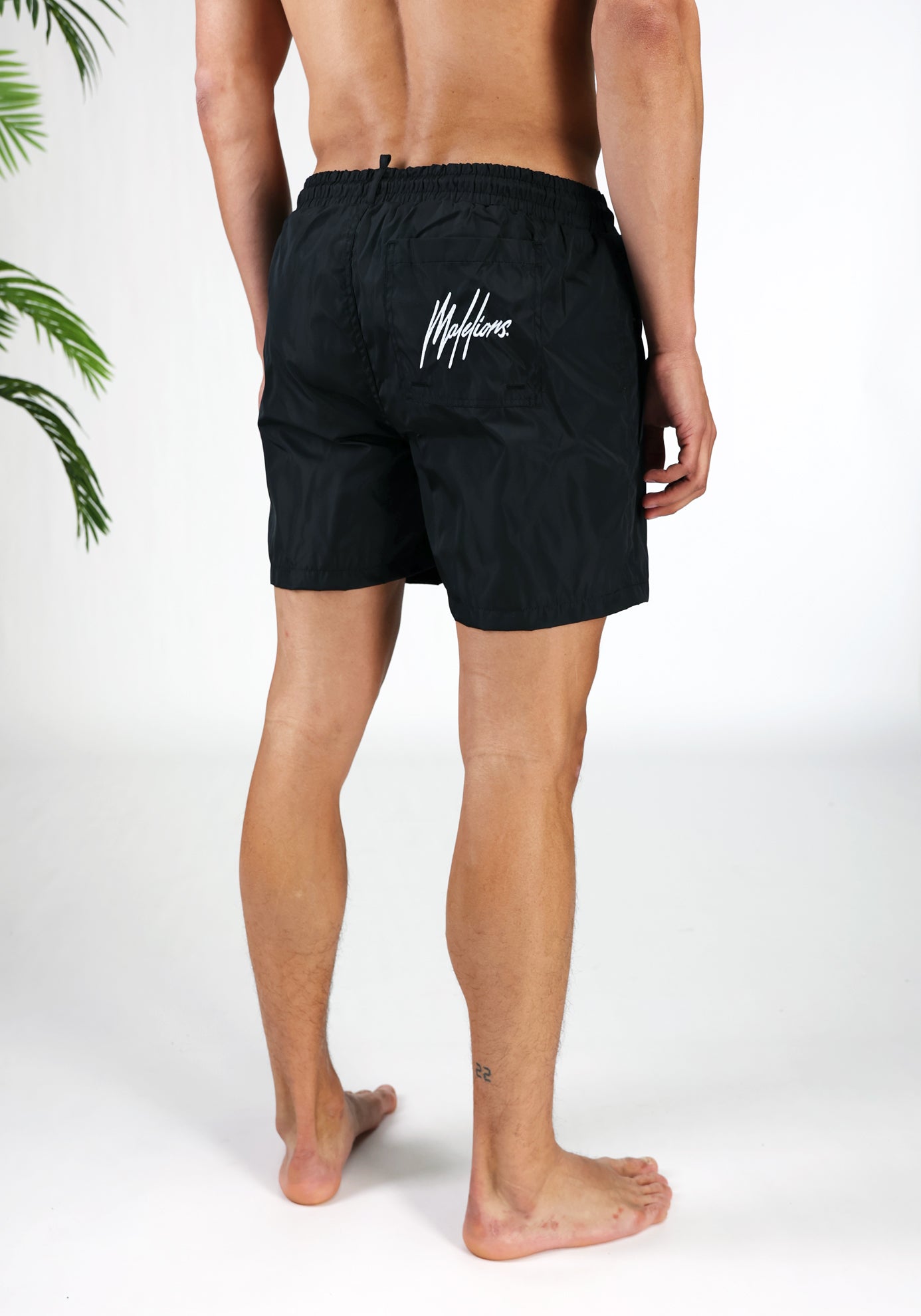 Cotton District MALELIONS CAPTAIN SWIMSHORTS  BLACK