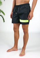 Cotton District MALELIONS CAPTAIN SWIMSHORTS  BLACK