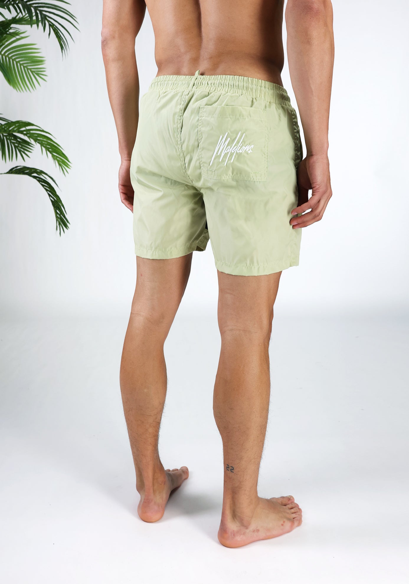 Cotton District MALELIONS CAPTAIN SWIMSHORTS  LIGHT GREEN