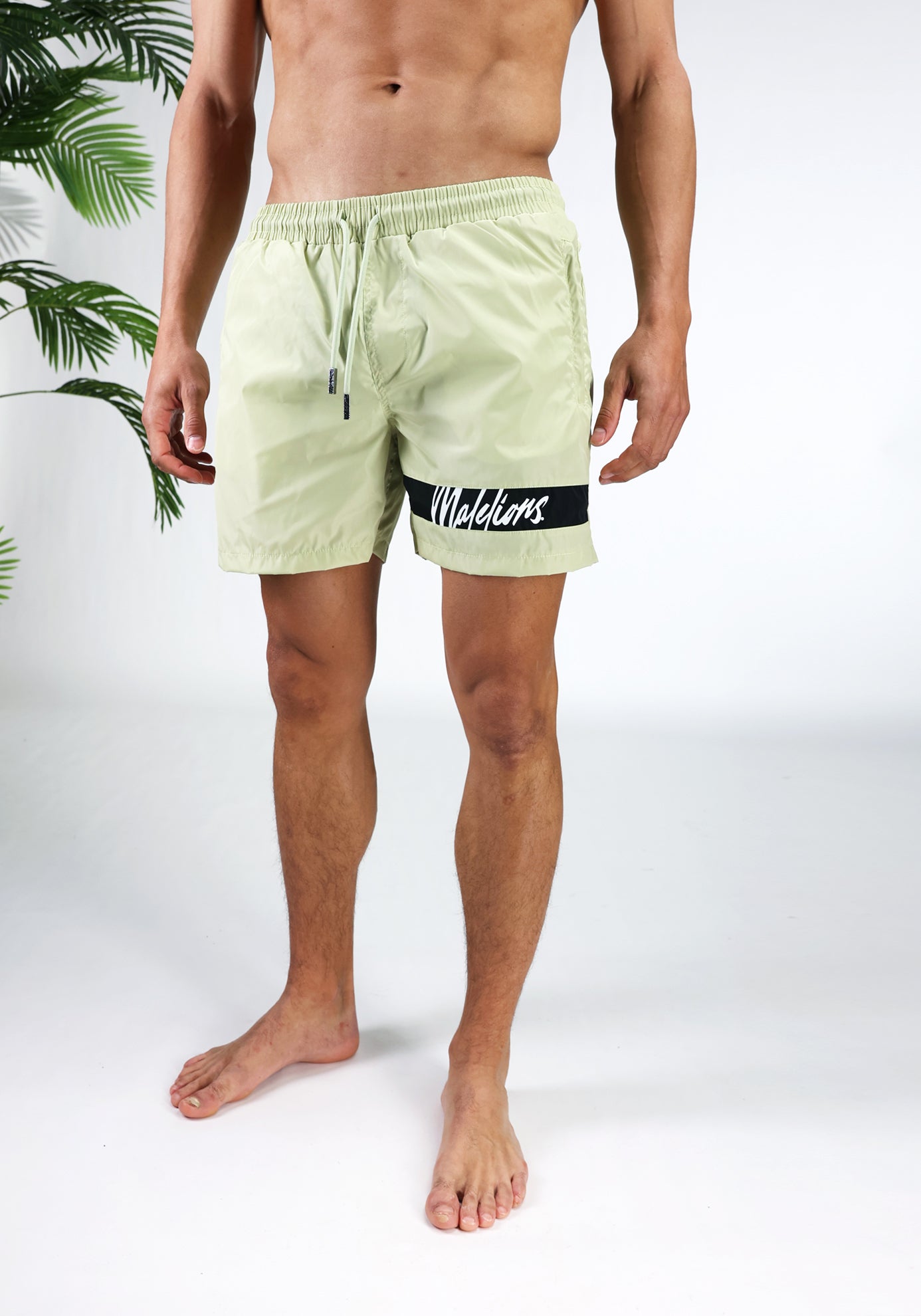 Cotton District MALELIONS CAPTAIN SWIMSHORTS  LIGHT GREEN