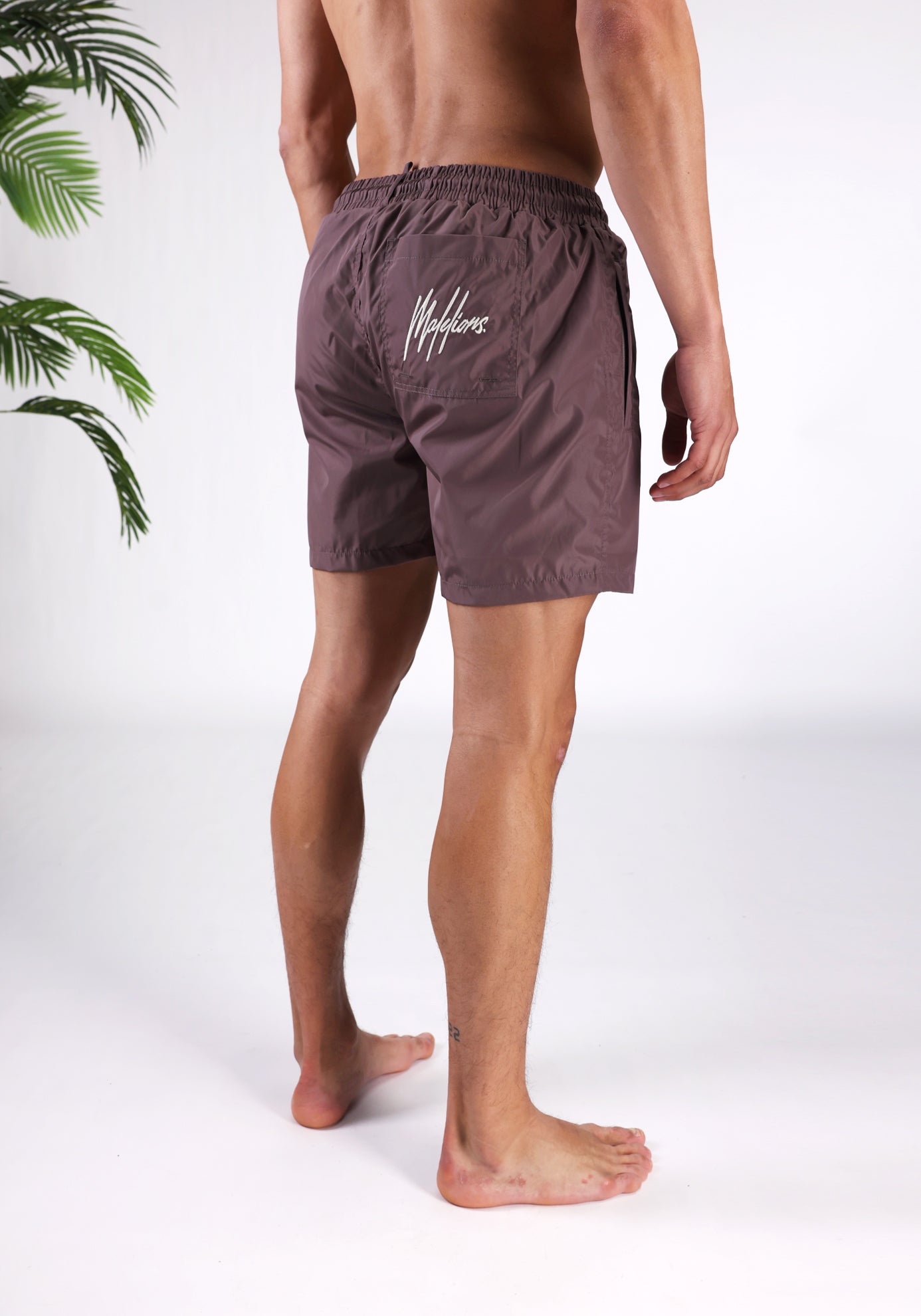 Cotton District MALELIONS CAPTAIN SWIMSHORTS  STONE BROWN