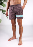 Cotton District MALELIONS CAPTAIN SWIMSHORTS  STONE BROWN