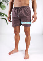 Cotton District MALELIONS CAPTAIN SWIMSHORTS  STONE BROWN