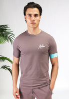 Cotton District MALELIONS CAPTAIN T-SHIRT  STONE BROWN