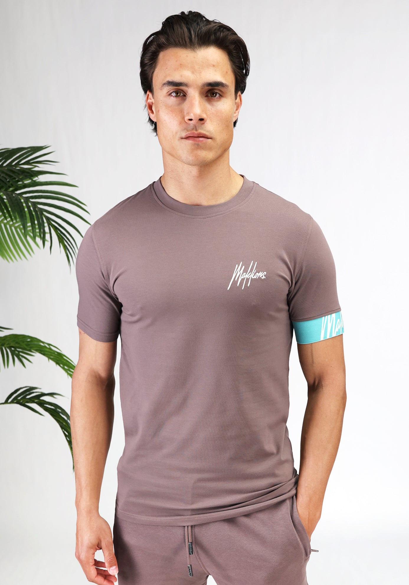 Cotton District MALELIONS CAPTAIN T-SHIRT  STONE BROWN