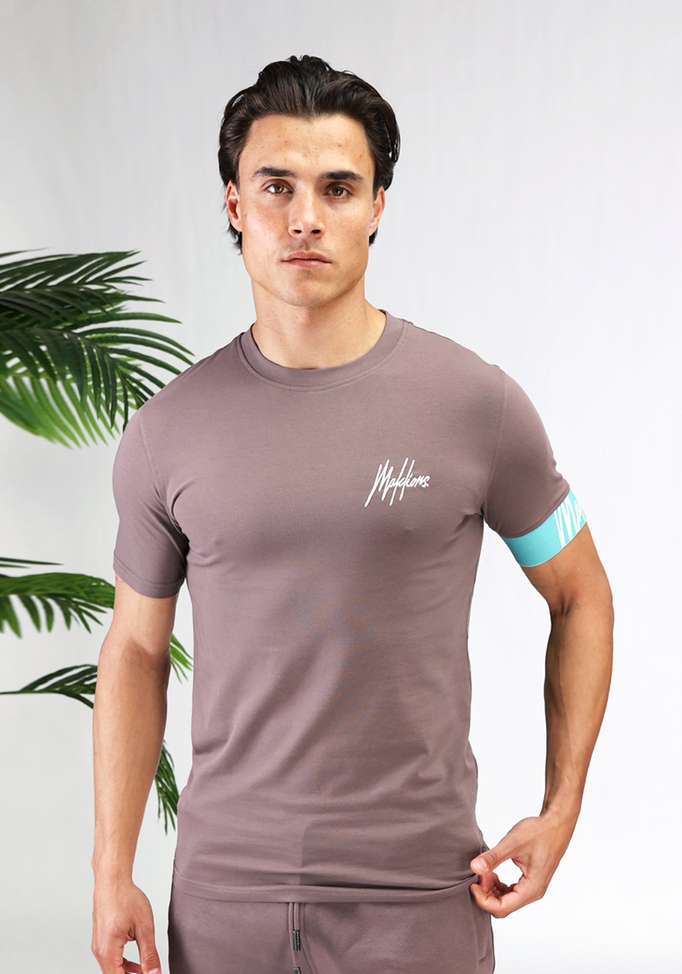 Cotton District MALELIONS CAPTAIN T-SHIRT  STONE BROWN