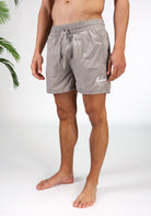 Cotton District MALELIONS CRINKLE SWIMSHORTS  TAUPE