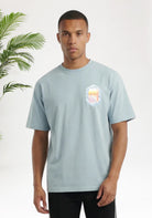 Cotton District MALELIONS DAYDREAM T-SHIRT T-Shirts ICE BLUE