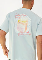 Cotton District MALELIONS DAYDREAM T-SHIRT T-Shirts ICE BLUE
