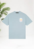 Cotton District MALELIONS DAYDREAM T-SHIRT T-Shirts ICE BLUE
