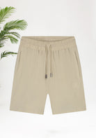 Cotton District MALELIONS EMBLEM SEERSUCKER SET Sets LIGHT TAUPE