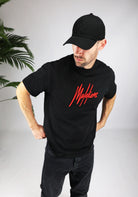 Cotton District MALELIONS ESSENTIALS T-SHIRT T-Shirts BLACK/RED