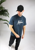 Cotton District MALELIONS ESSENTIALS T-SHIRT T-Shirts BLUE