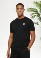 Cotton District MALELIONS GOTHIC TILE T-SHIRT T-Shirts BLACK