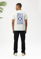 Cotton District MALELIONS GOTHIC TILE T-SHIRT T-Shirts WHITE
