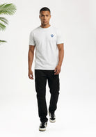 Cotton District MALELIONS GOTHIC TILE T-SHIRT T-Shirts WHITE