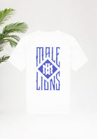 Cotton District MALELIONS GOTHIC TILE T-SHIRT T-Shirts WHITE