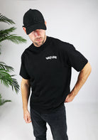 Cotton District MALELIONS GRAFFITY T-SHIRT  BLACK