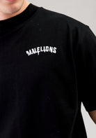 Cotton District MALELIONS GRAFFITY T-SHIRT  BLACK