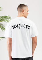 Cotton District MALELIONS GRAFFITY T-SHIRT  WHITE