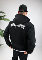 Cotton District MALELIONS GRAFFITY ZIP HOODIE  BLACK