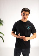 Cotton District MALELIONS JUNGLE T-SHIRT  BLACK