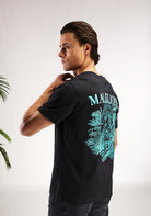 Cotton District MALELIONS JUNGLE T-SHIRT  BLACK