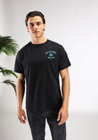Cotton District MALELIONS JUNGLE T-SHIRT  BLACK