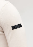Cotton District MALELIONS KNITTED QUARTER ZIP  SAND